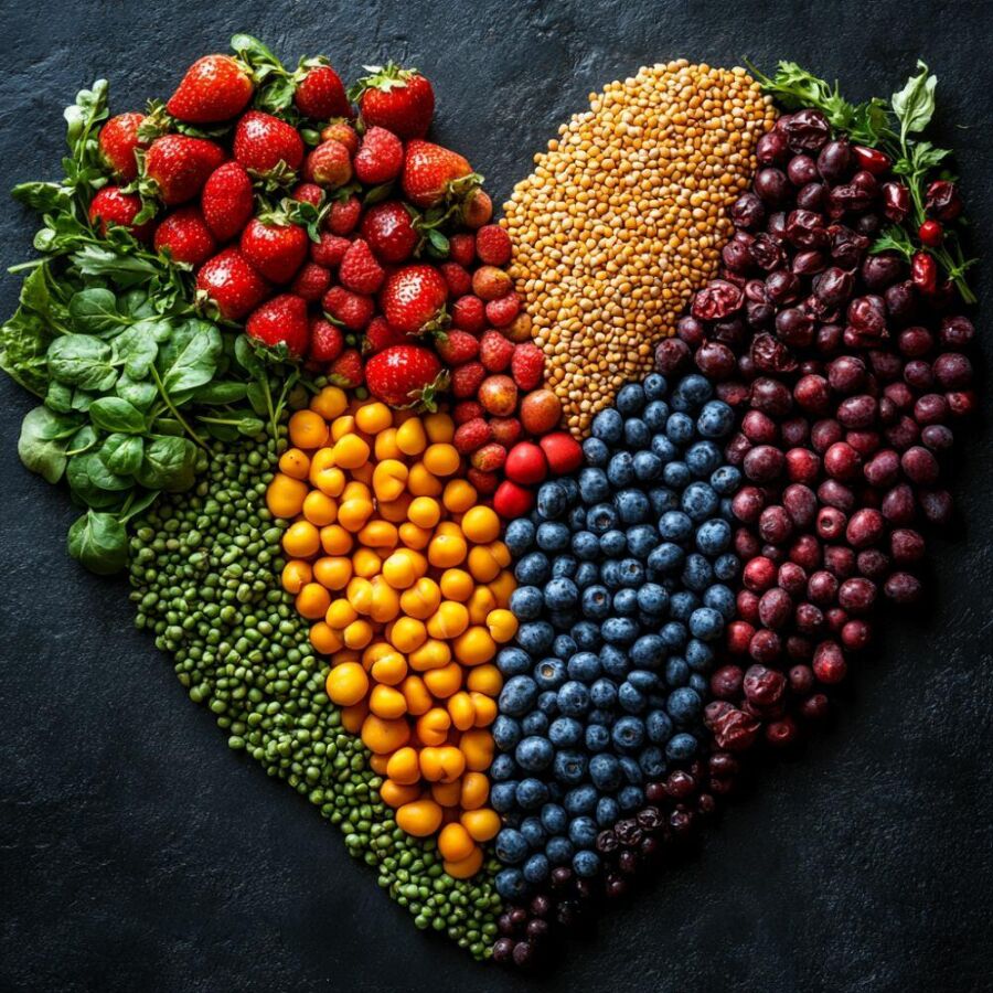 Image: Plant-based foods modulate the microbiota, reduce inflammation, and strengthen cardiovascular health.
