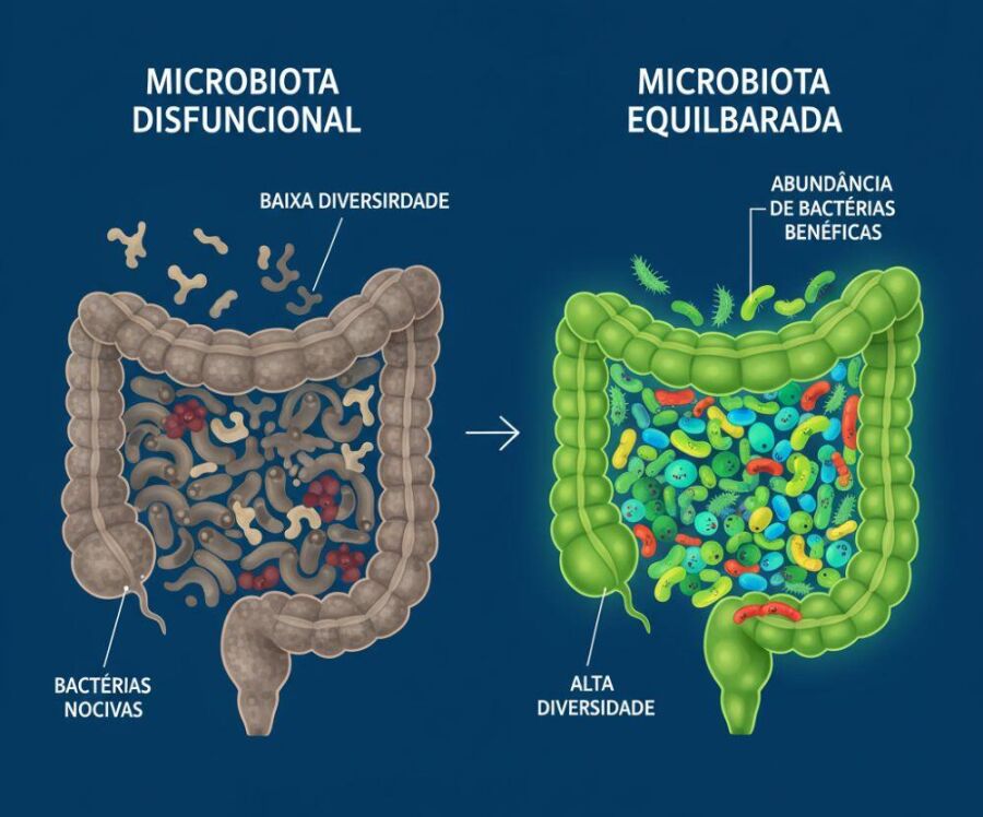 Image: Diets rich in fiber and vegetables feed protective bacteria that reduce the production of TMA and TMAO.