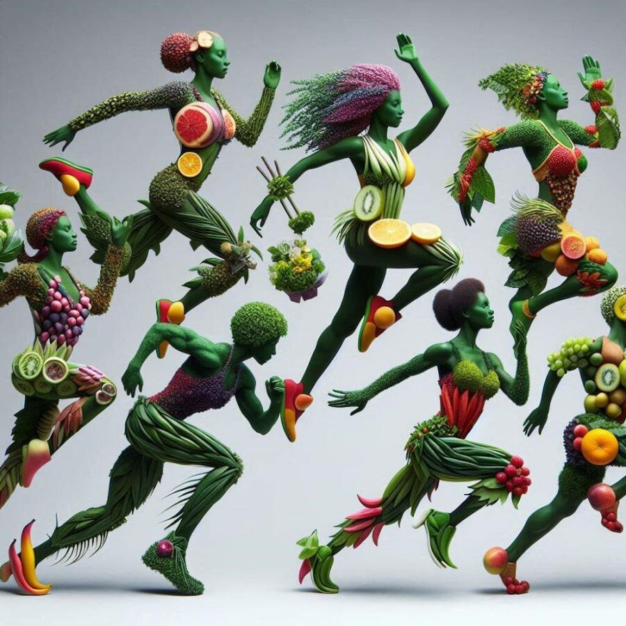 Imagem Atletas-veganos-como-obras-de-arte
