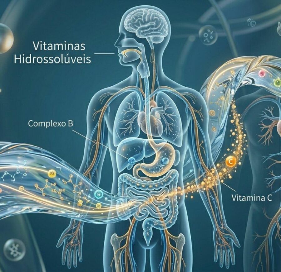 Image: Water-soluble vitamins, different from fat-soluble vitamins, depend on a different type of balance.