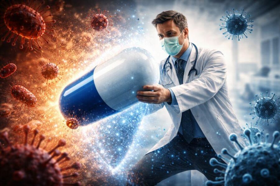 Image: Antibiotics support surgeries, transplants, and newborn care.