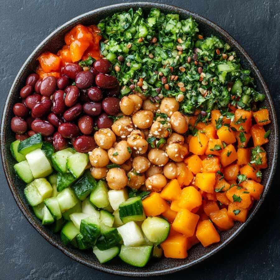 Image: A diet centered on whole plants increases bacterial diversity and protects the gut.