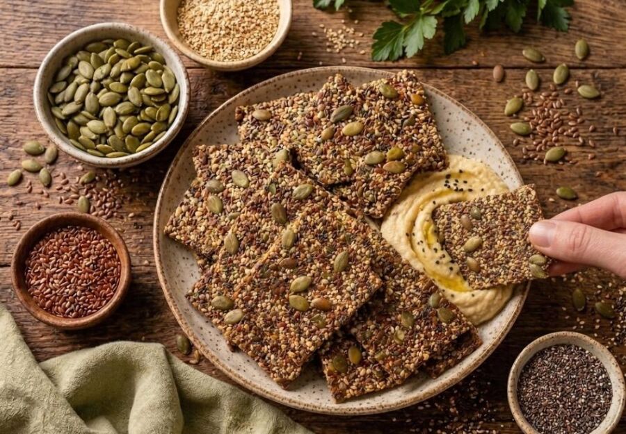 Imagem Dourados-crocantes-naturalmente-ricos-em-fibras-e-gorduras-boas-um-snack-simples-e-nutritivo
