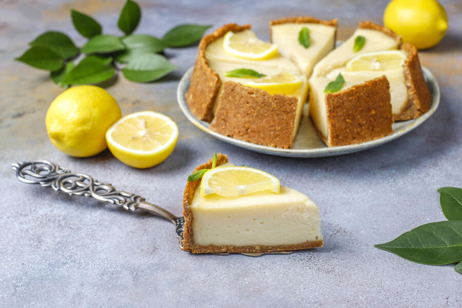 Imagem torta-de-limão