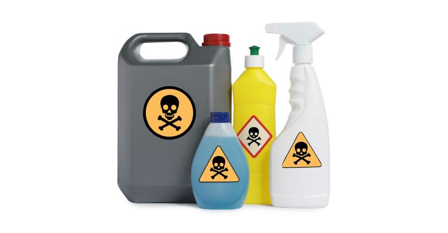 Lembre-se: o que os produtos de limpeza podem causar não depende só da toxicidade individual, mas também da frequência e da forma como são usados. Reprodução: Internet