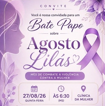 Ilustração da notícia Cassilândia realiza Ação Educativa do Agosto Lilás nesta quinta-feira da MS Todo dia