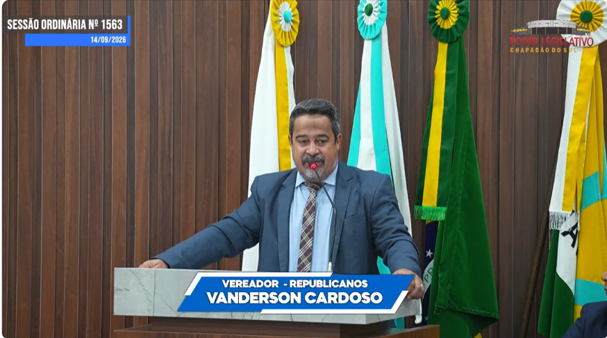 Ilustração da notícia Vereador Vanderson Cardoso questiona demora de três meses para serviço simples em Chapadão do Sul da MS Todo dia