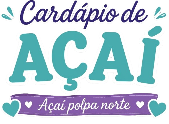 Cardápio de Açaí - Açaí polpa norte