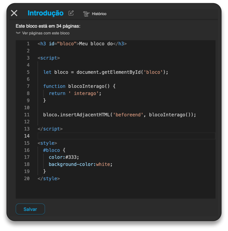 editor de código