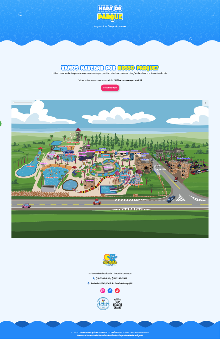 Castelo Park Aquático - Um projeto da Eco Webdesign