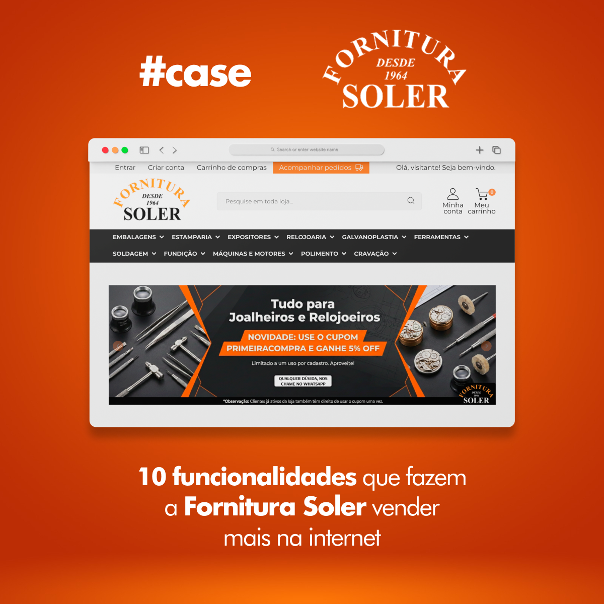Imagem principal do artigo Caso Fornitura Soler: 10 funcionalidades que toda loja de sucesso precisa em 2026