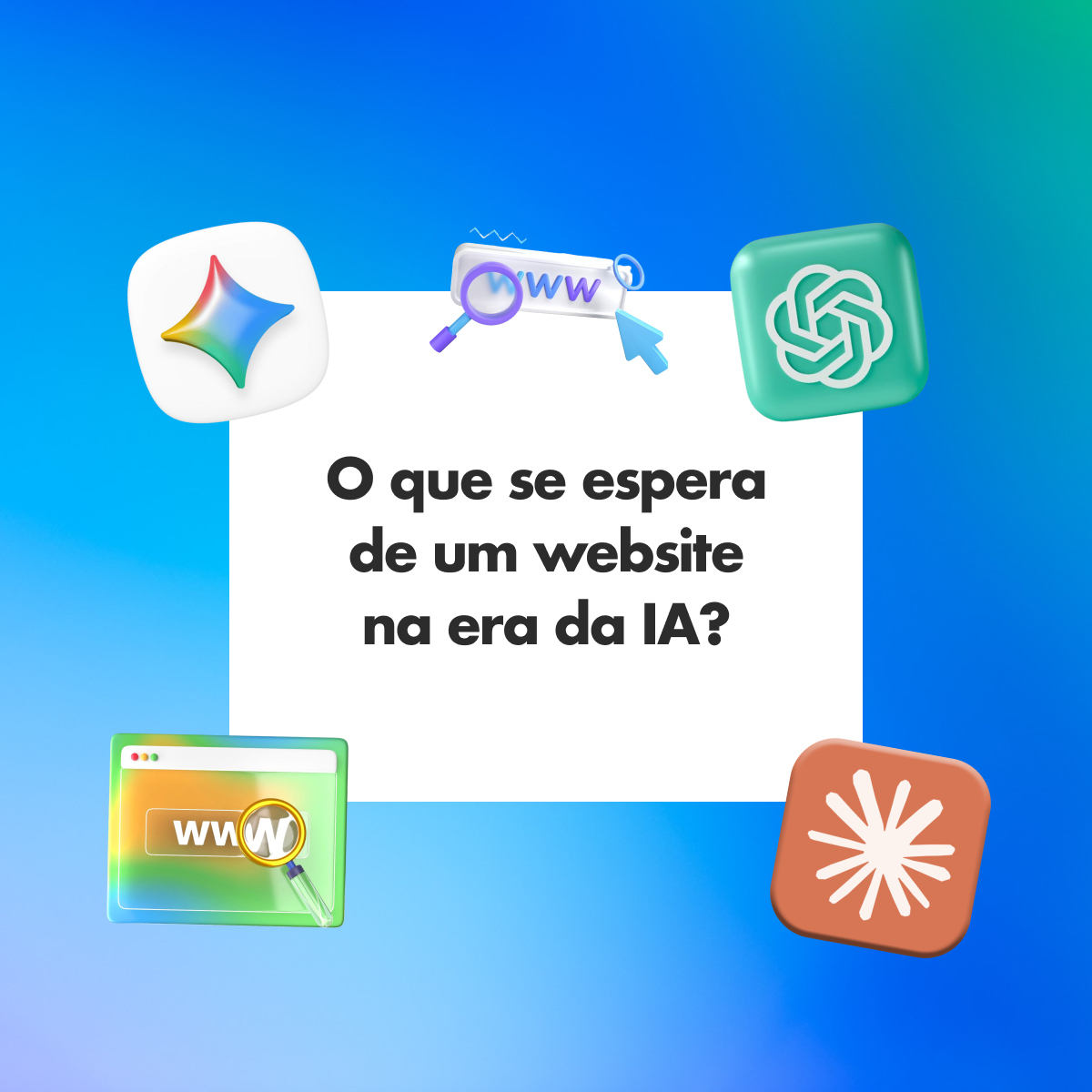Imagem principal de Para que serve um website em 2026? Na era da AI, saiba o que se espera de um website de sucesso