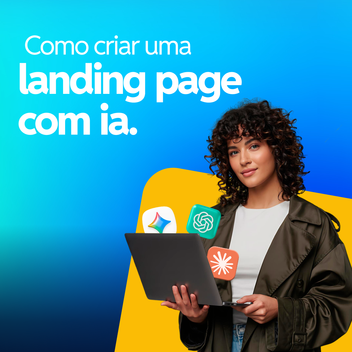 Imagem principal de Como criar uma Landing Page com IA grátis | Página de vendas que gera resultados