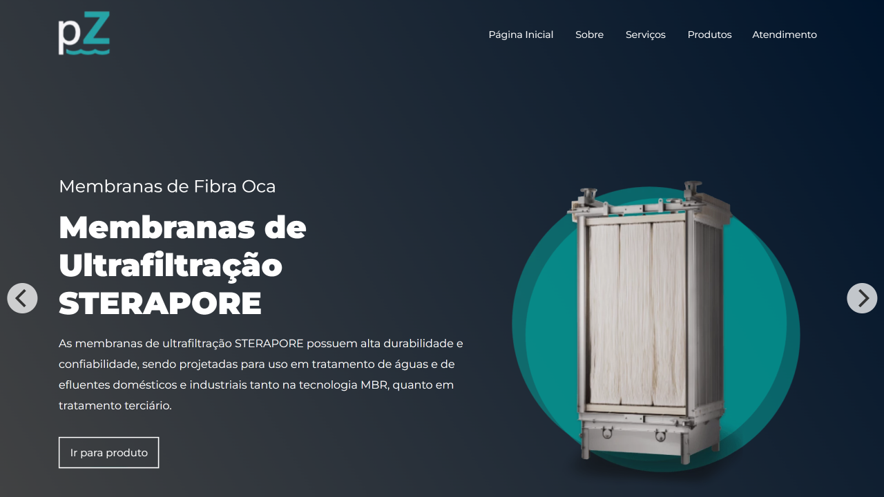 Imagem do Website Potencial Zeta