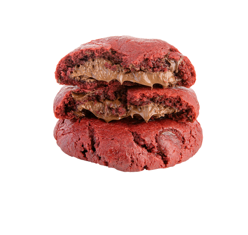 Red Velvet Nutella American Cookies