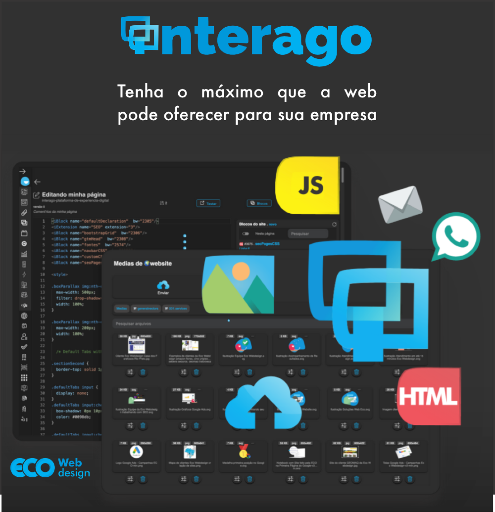 Imagem de capa do artigo Interago - O Painel dos clientes da Eco Webdesign