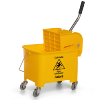 Imagem de Carro Balde Espremedor 20 L com Divisor de Água Amarelo – Nobre