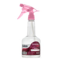 Imagem de Pulverizador Transparente 500 mL com Gatilho Floral Rosa – Nobre