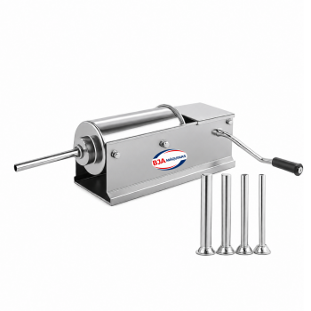 Imagem de Ensacadeira BJA-7kg Aço Inox - Canhão de Linguiça Horizontal Modelo BJA-7L-H