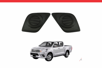 Imagem do produto Moldura Farol Auxiliar sem Furo para Toyota Hilux 2016 a 2018
