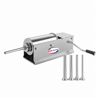 Imagem de Ensacadeira BJA-7kg Aço Inox - Canhão de Linguiça Horizontal Modelo BJA-7L-H