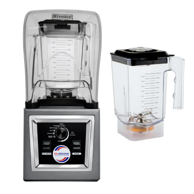 Imagem de Kit Liquidificador Blender Silencioso 2000W Bja-2L-S2W-2 + Jarra Completa