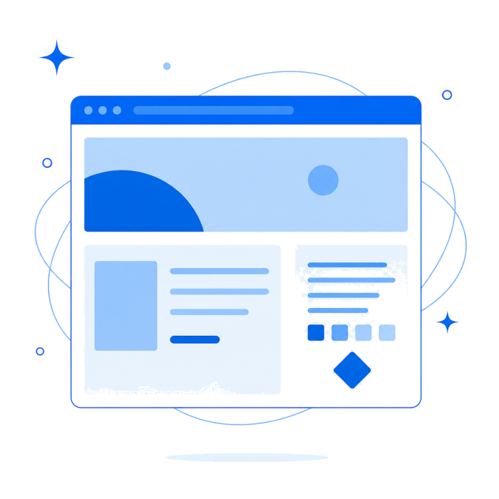Ilustração: IA para Criar Sites: Desenvolvimento Profissional e Personalizado — Eco Webdesign