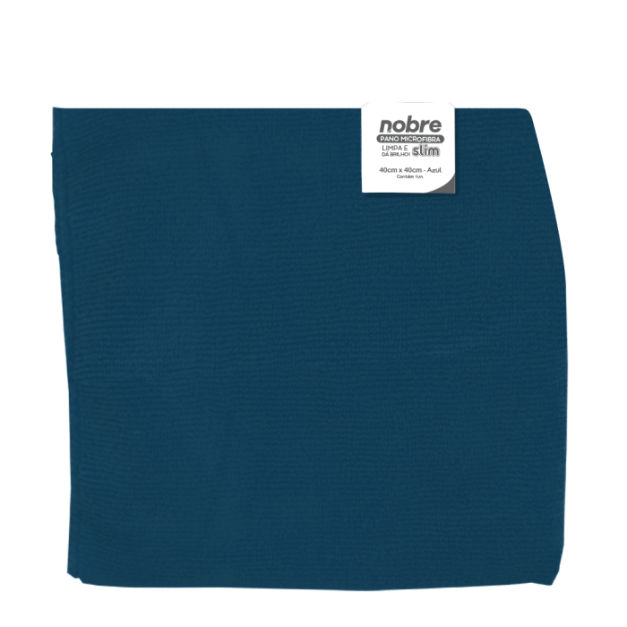 Imagem de Pano de Microfibra 40 x 40 cm Azul Slim – Nobre