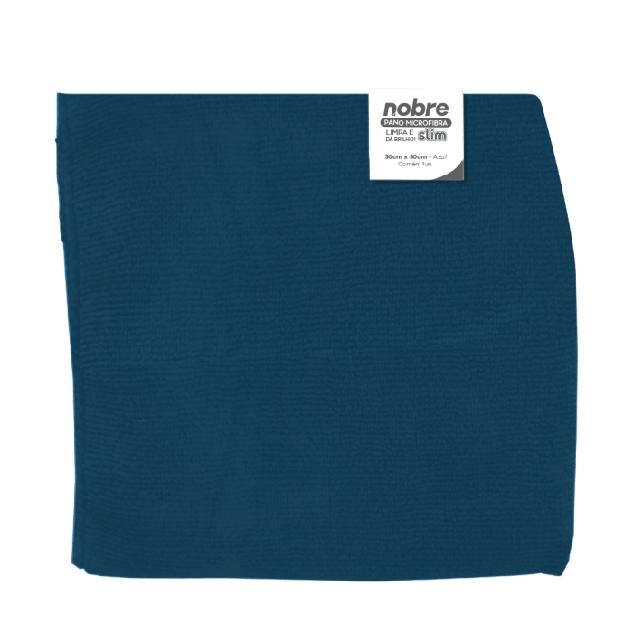 Imagem de Pano de Microfibra 30 x 30 cm Azul Slim – Nobre