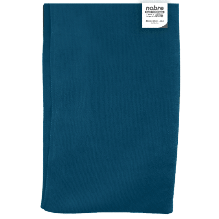 Imagem de Pano de Microfibra 40 x 60 cm Azul Slim – Nobre
