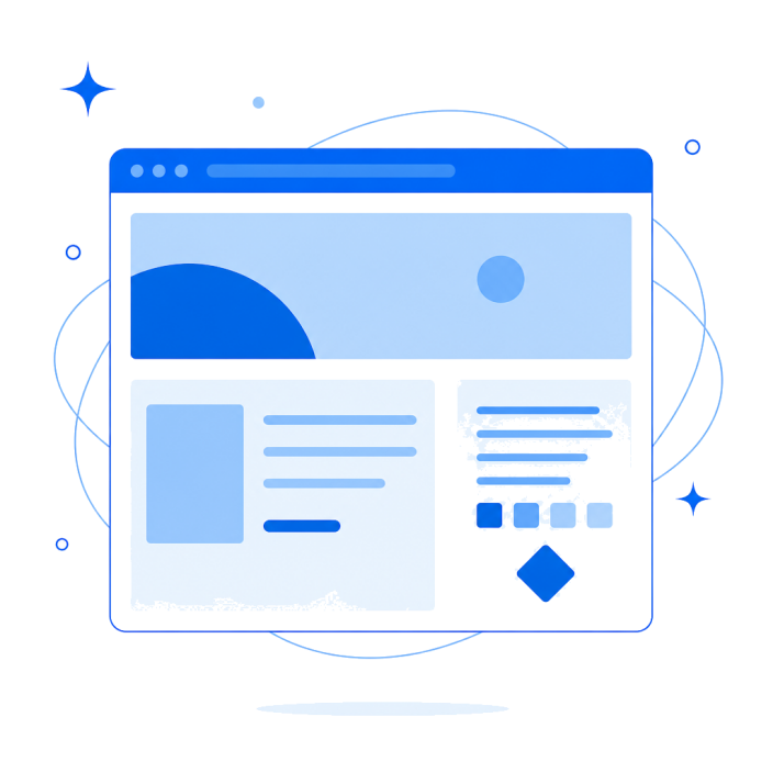 Ilustração: IA para Criar Sites: Desenvolvimento Profissional e Personalizado — Eco Webdesign