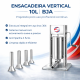 Imagem adicional 0 do item Ensacadeira BJA-10kg Aço Inox - Canhão de Linguiça Vertical Modelo BJA-10L