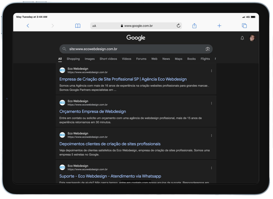 site dois pontos busca sem fundo