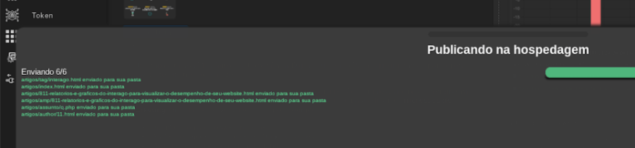 Publicando um artigo no interago
