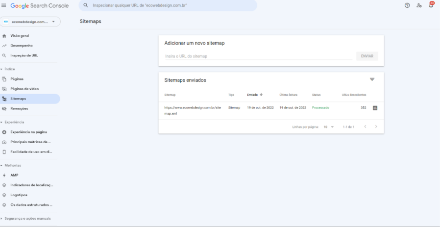 Sitemap do Portal de Notícia no Google Search Console com um Click