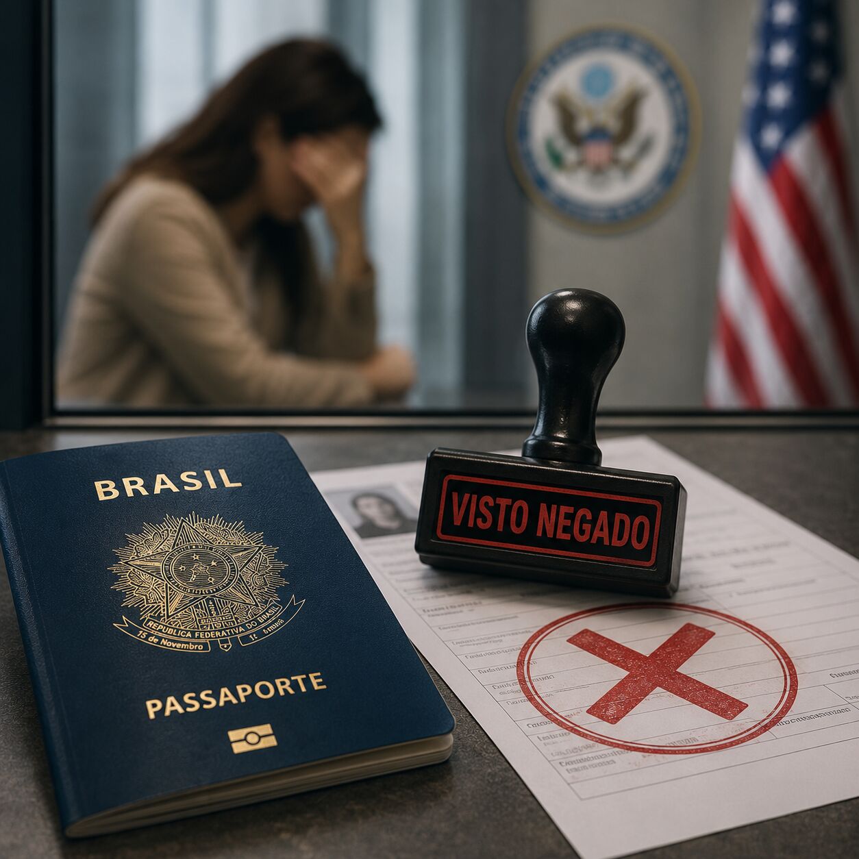 Imagem ilustrativa para o artigo Por que o visto americano é negado? da Genuína Conexão