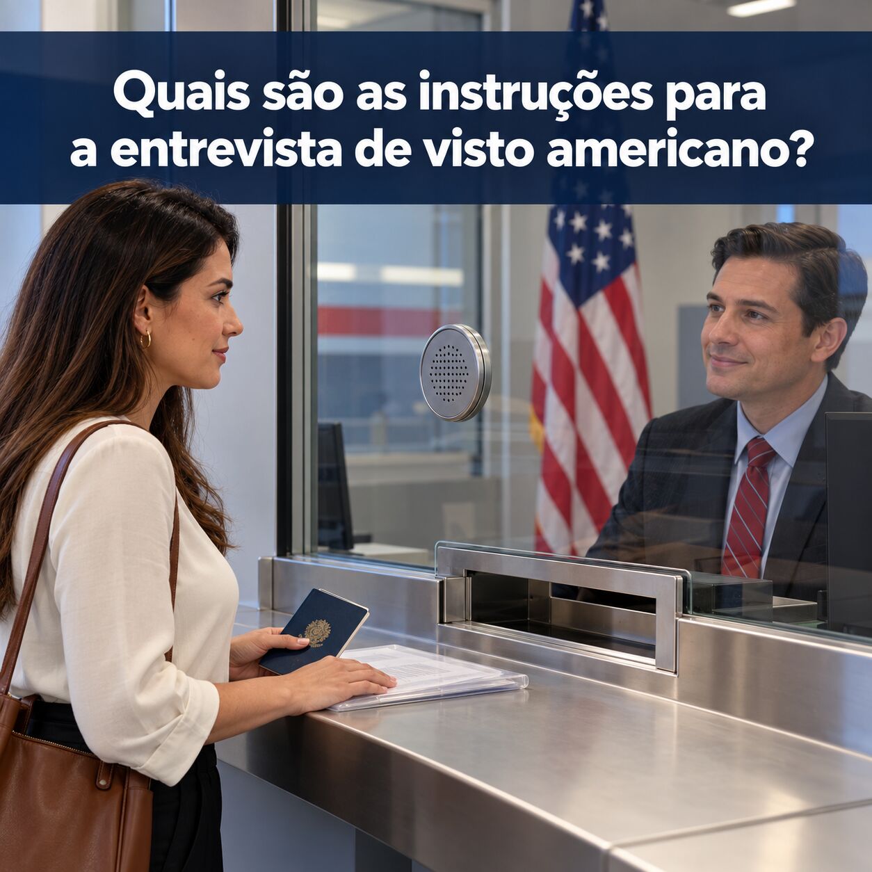 Imagem da notícia Quais são as instruções para a entrevista de visto americano?