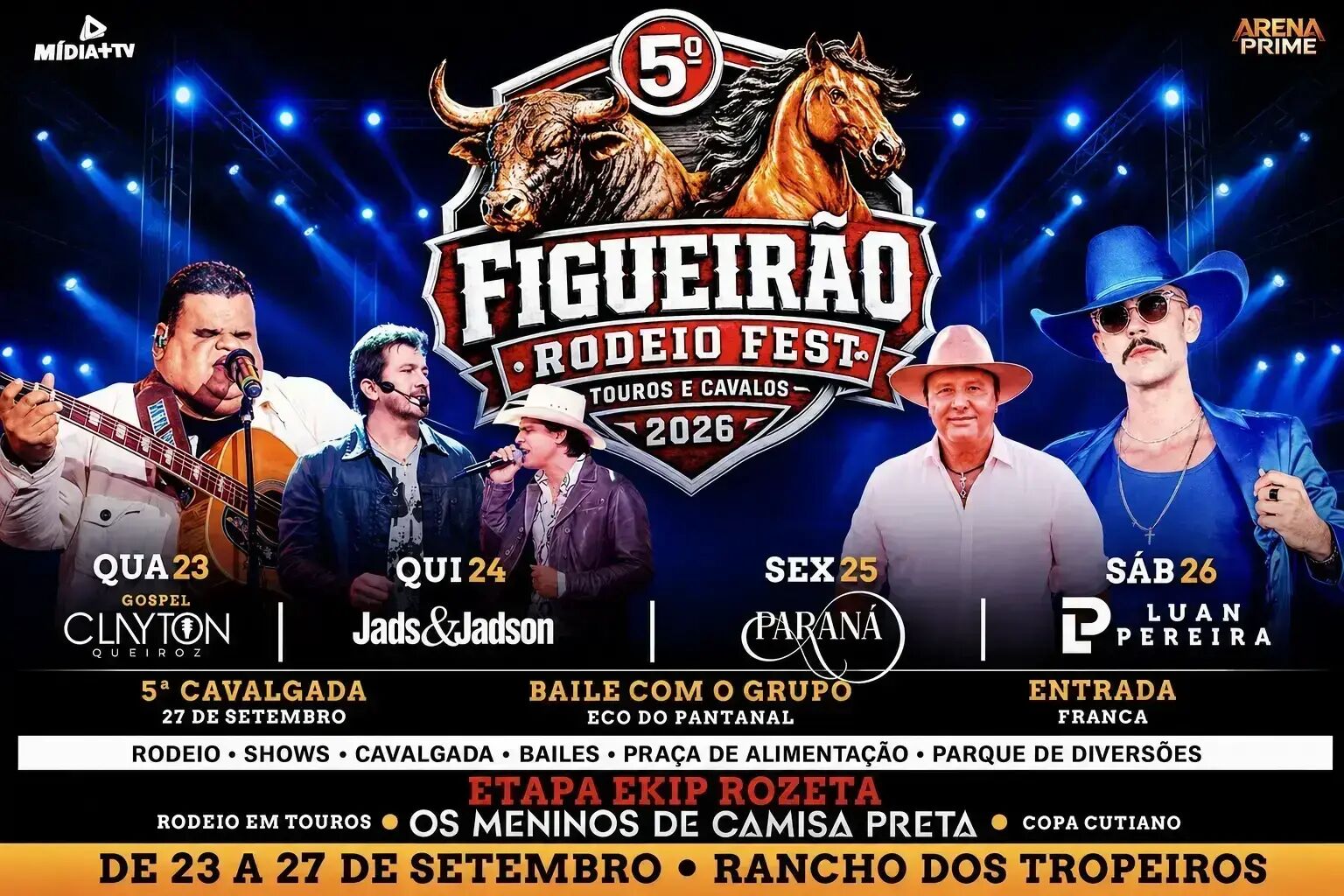 Imagem da notícia Prefeito Juvenal Consolaro prepara festa com shows e rodeio para comemorar 23º aniversário de Figueirão