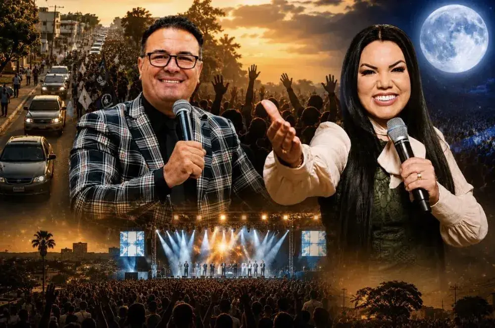 Imagem da notícia Paraíso das Águas recebe 2ª Marcha para Jesus com show nacional de Antônia Gomes