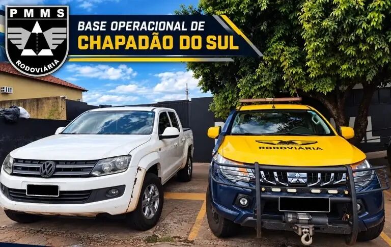 Ilustração da notícia Amarok furtada em Cassilândia é recuperada na MS-306, em Chapadão do Sul da MS Todo dia