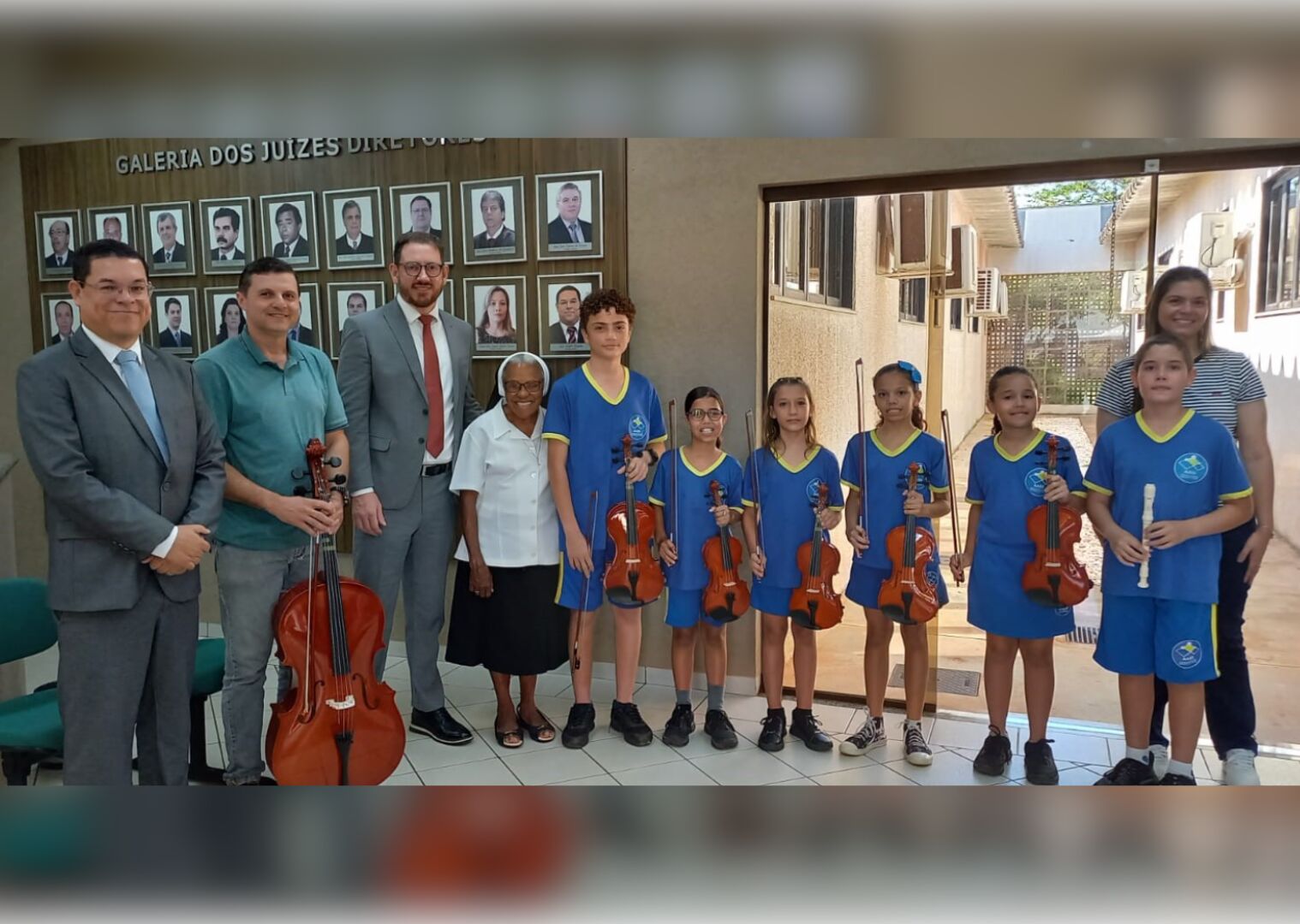 Imagem ilustrativa da matéria Recursos de penas pecuniárias garantem formação musical para crianças de Aparecida do Taboado