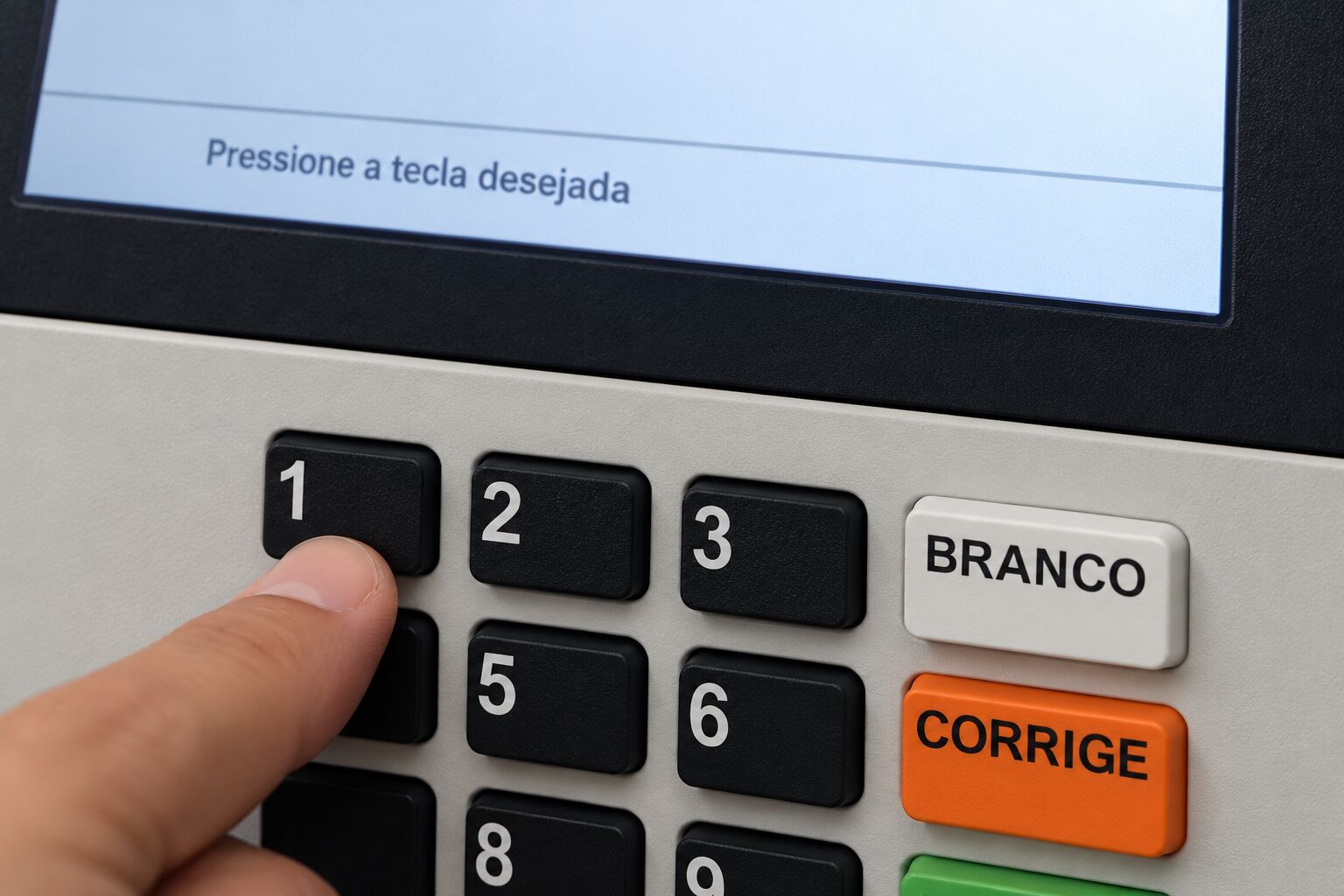 Ilustração da notícia Teclas 1 e 3 de urna eletrônica são coladas em Chapadão do Sul e eleitor suspeito é identificado por câmeras da MS Todo dia