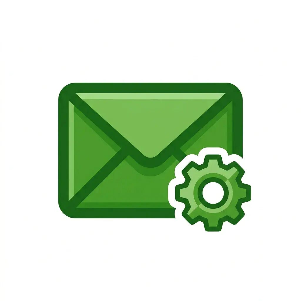 Configurações de e-mails remotamente