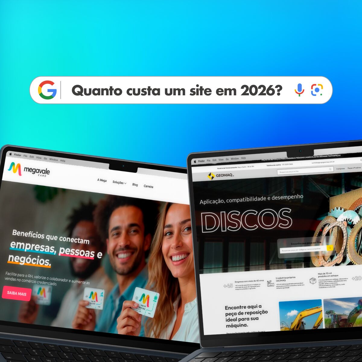 Imagem principal de Quanto custa montar um site em 2026? Entenda os investimentos em SEO, GEO e CRO