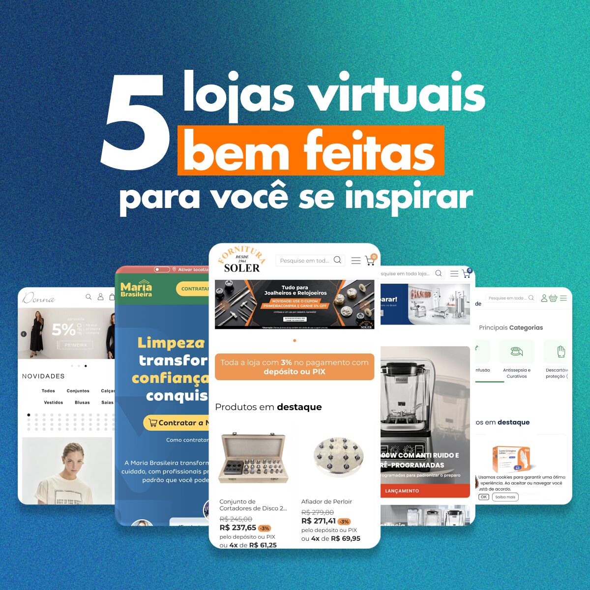 Imagem principal de 5 lojas virtuais bem feitas para você se inspirar antes de criar seu e-commerce