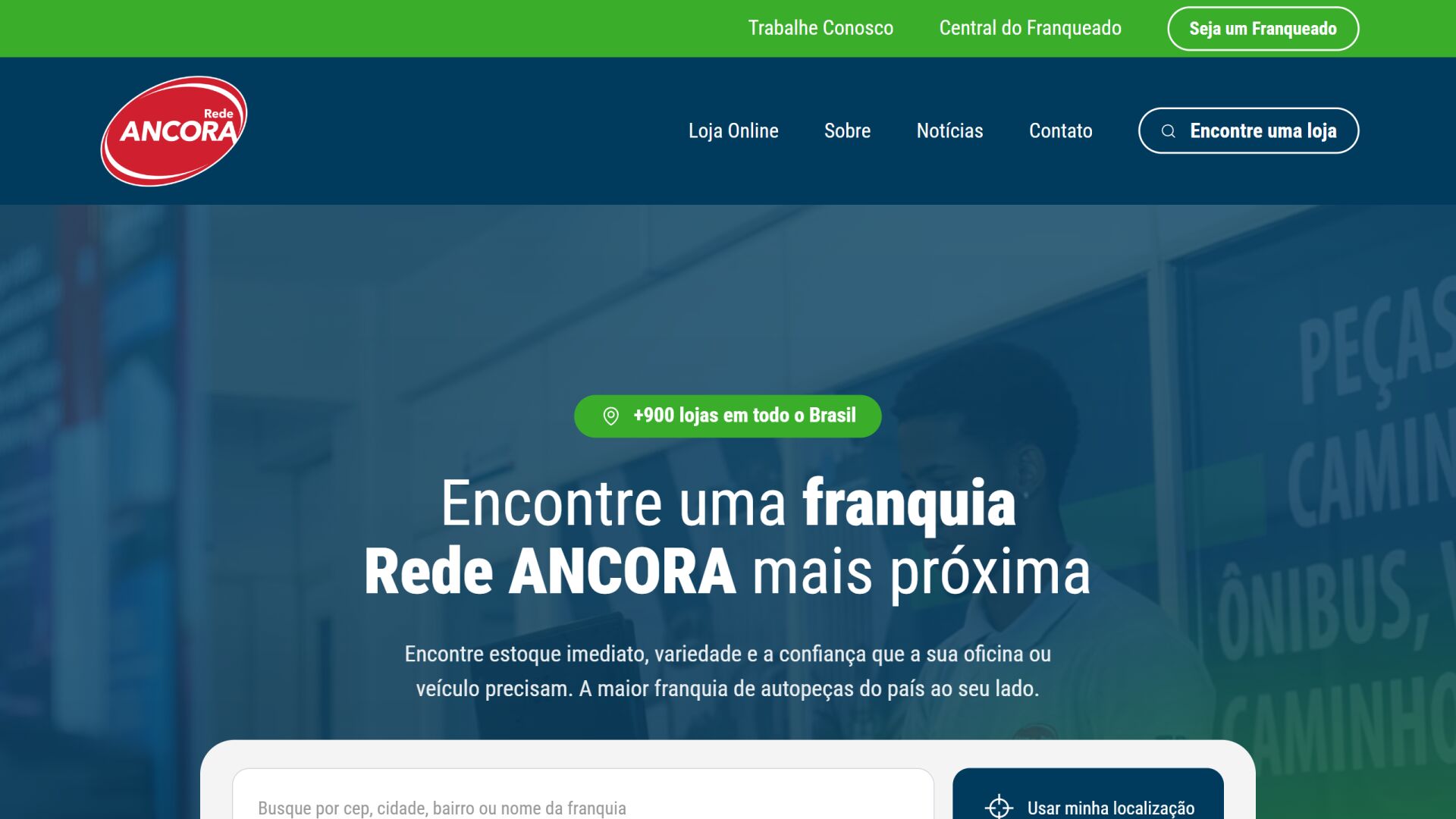 Imagem do Website Rede ANCORA
