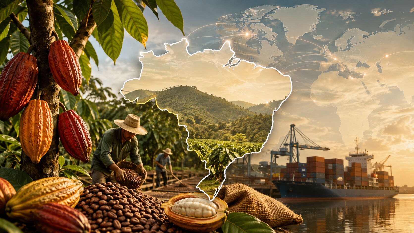 Imagem principal Brasil ganha posição estratégica no mercado global de cacau