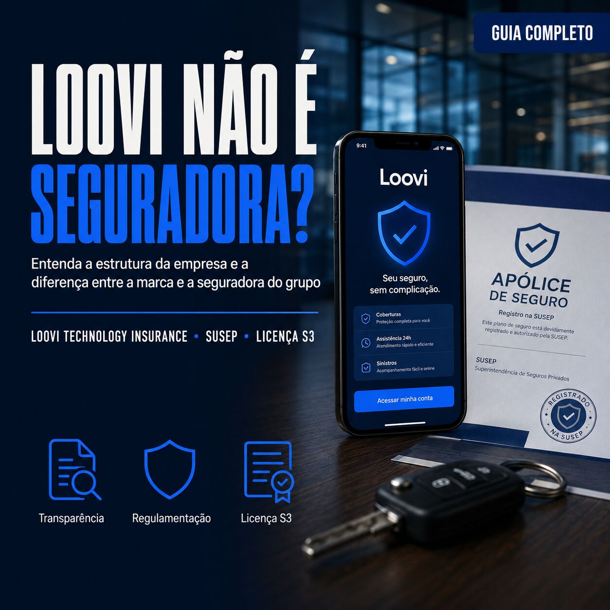 Imagem ilustrativa para o artigo Loovi Não É Seguradora? Entenda a Estrutura da Empresa