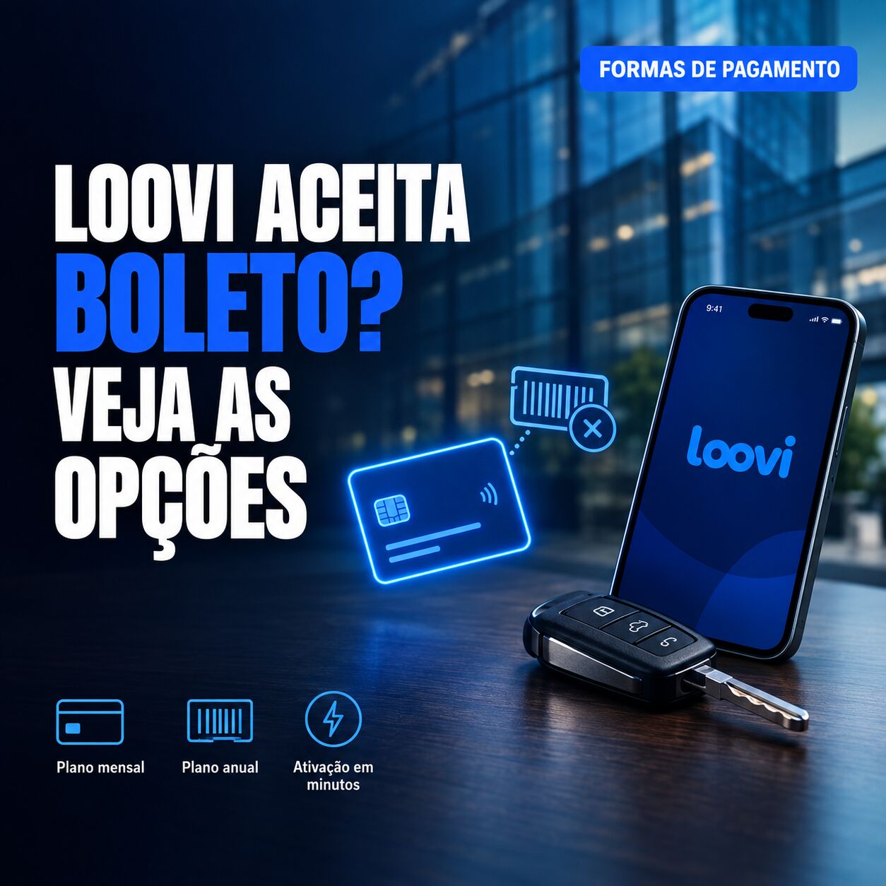 Imagem ilustrativa para o artigo Loovi Seguros Aceita Boleto? Veja as Formas de Pagamento Disponíveis