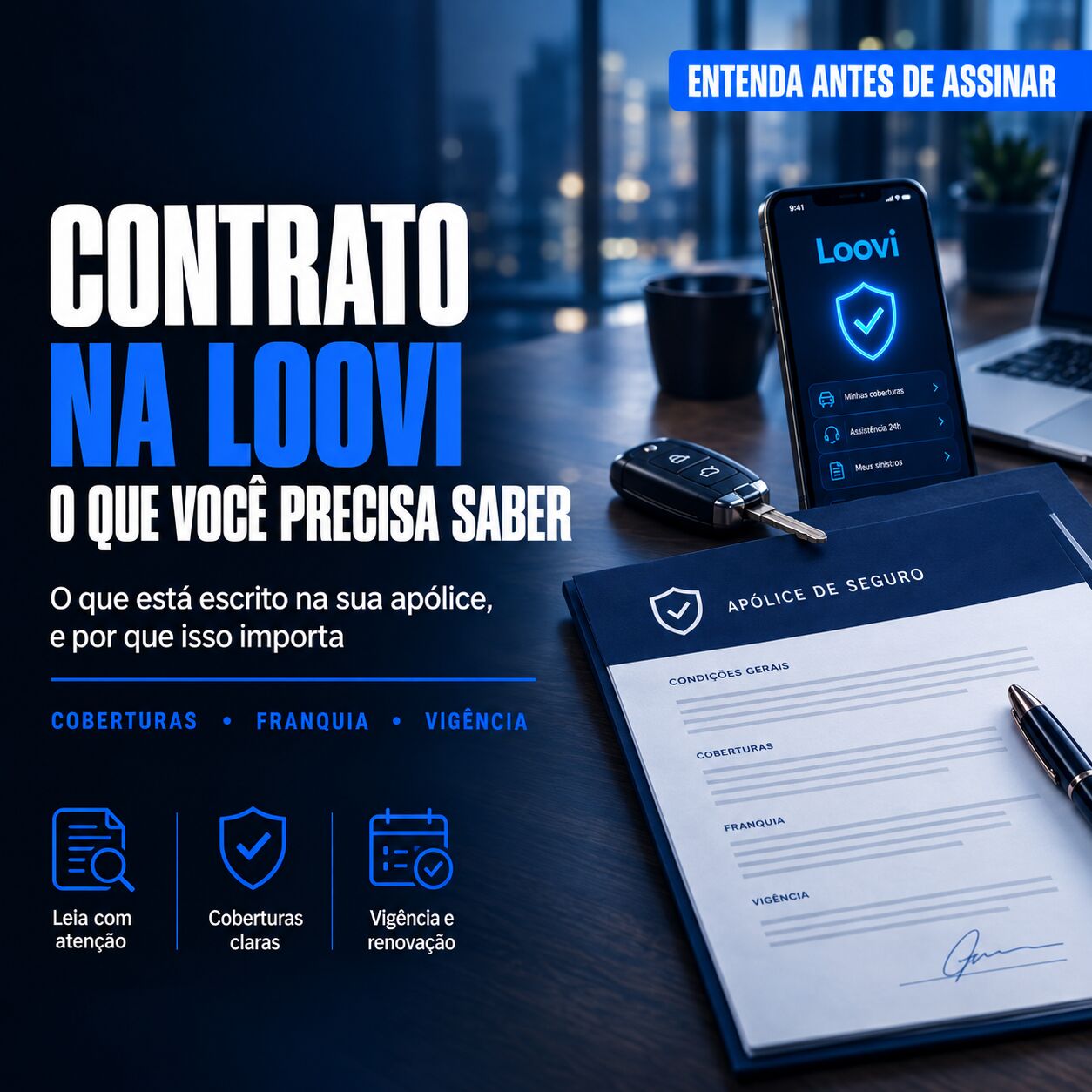 Imagem ilustrativa para o artigo Contrato da Loovi: Saiba O Que Está Escrito na Sua Apólice
